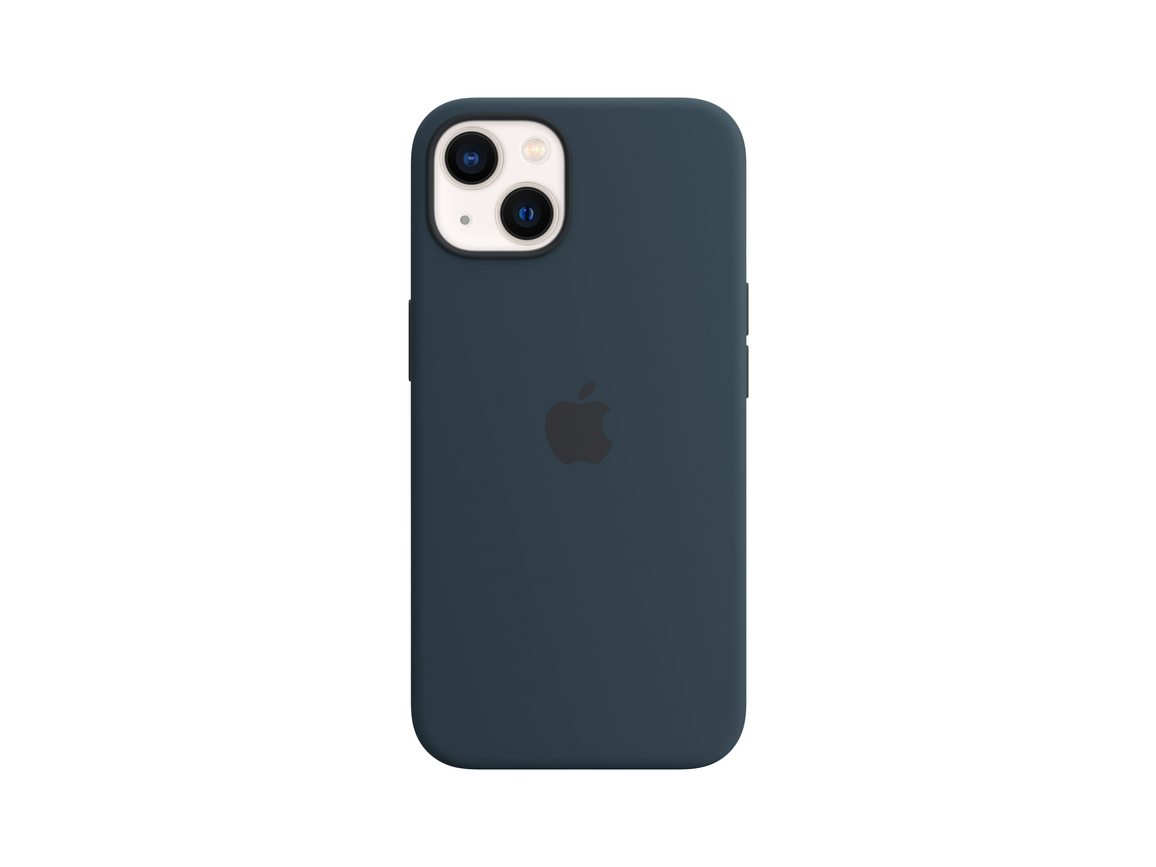 Apple iPhone 13 Silikon Case mit MagSafe, abyssblau
