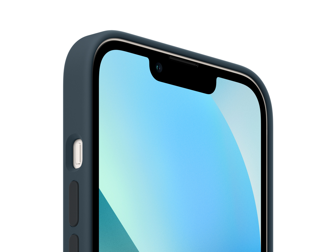 Apple iPhone 13 Silikon Case mit MagSafe, abyssblau