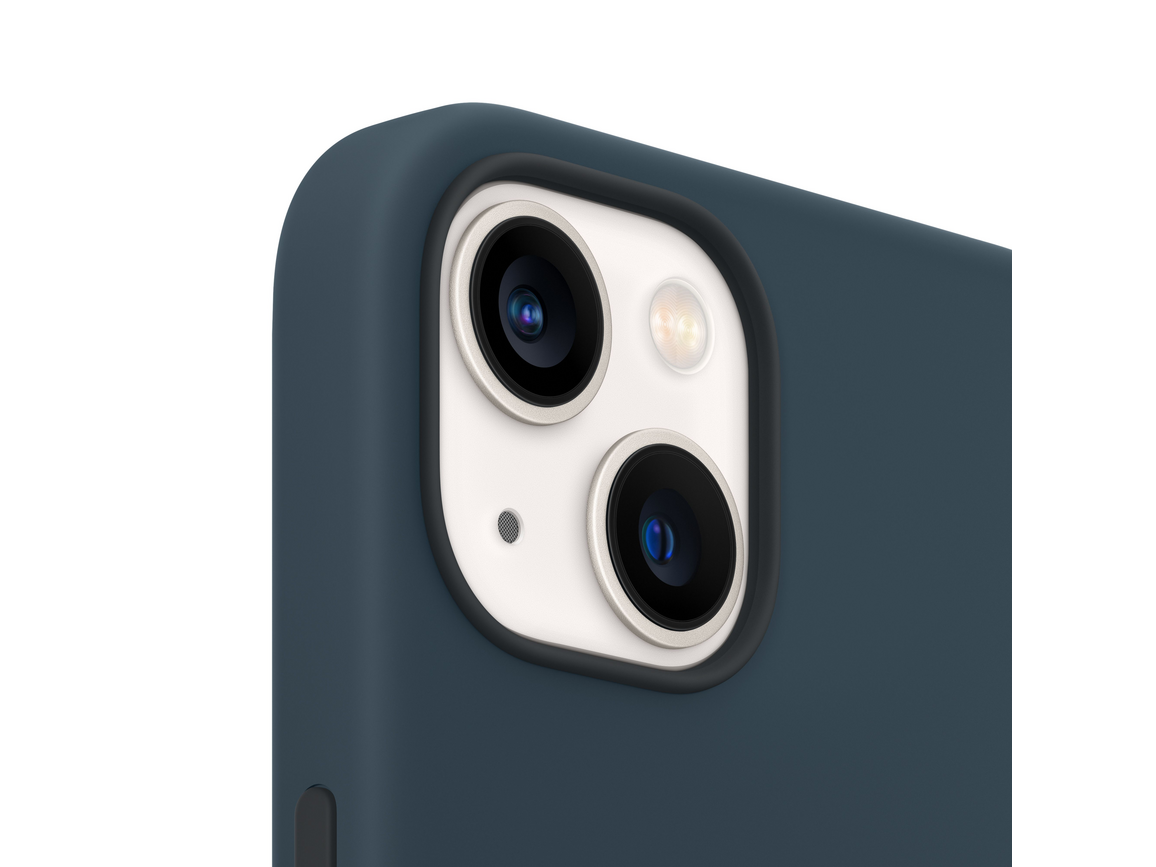 Apple iPhone 13 Silikon Case mit MagSafe, abyssblau