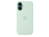 Apple iPhone 16 Silikon Case mit MagSafe, aquamarin