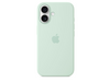 Apple iPhone 16 Silikon Case mit MagSafe, aquamarin