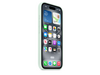 Apple iPhone 16 Silikon Case mit MagSafe, aquamarin