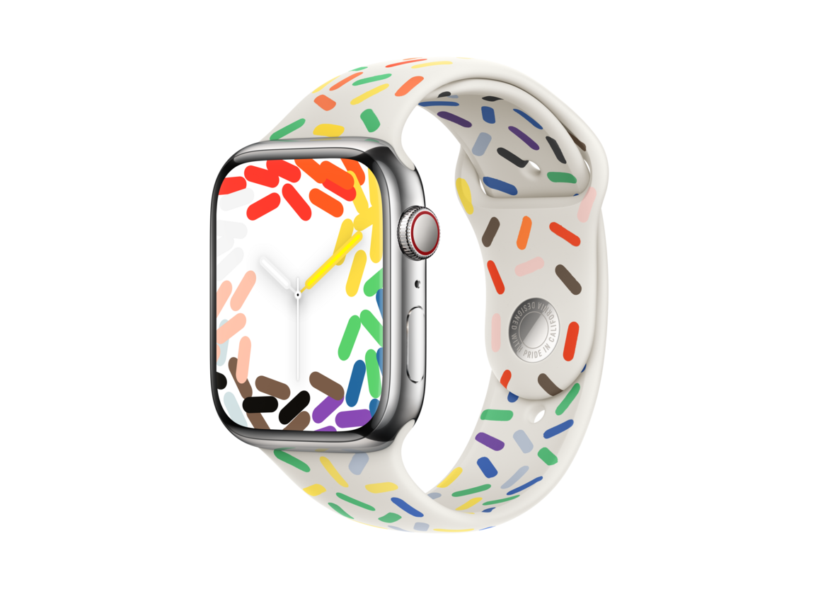 Apple Watch 45mm Sportarmband, Pride Edition, M/L