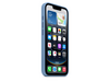 Apple iPhone 16e Silikon Case, winterblau