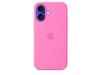 Apple iPhone 16 Silikon Case mit MagSafe, pfingstrose