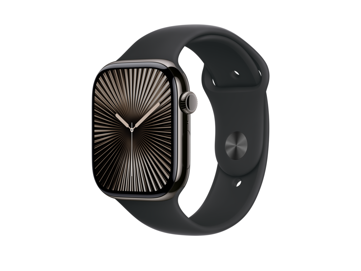 Apple Watch 46mm Sportarmband, schwarz - XL