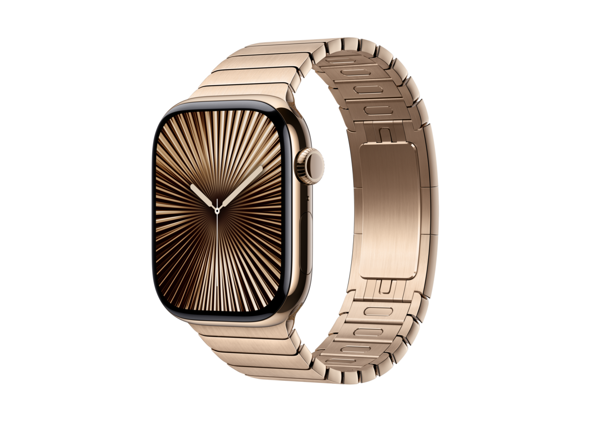 Apple Watch 46mm Gliederarmband, gold