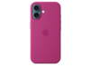 Apple iPhone 16 Silikon Case mit MagSafe, fuchsia
