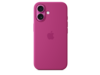 Apple iPhone 16 Silikon Case mit MagSafe, fuchsia