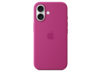 Apple iPhone 16 Silikon Case mit MagSafe, fuchsia