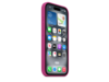 Apple iPhone 16 Silikon Case mit MagSafe, fuchsia