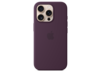 Apple iPhone 16 Pro Silikon Case mit MagSafe, pflaume