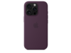 Apple iPhone 16 Pro Silikon Case mit MagSafe, pflaume