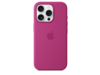 Apple iPhone 16 Pro Silikon Case mit MagSafe, fuchsia