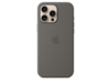 Apple iPhone 16 Pro Max Silikon Case mit MagSafe, steingrau