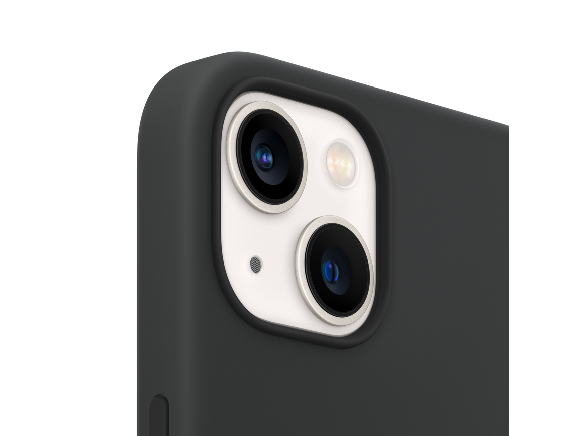 Apple iPhone 13 Silikon Case mit MagSafe, mitternacht