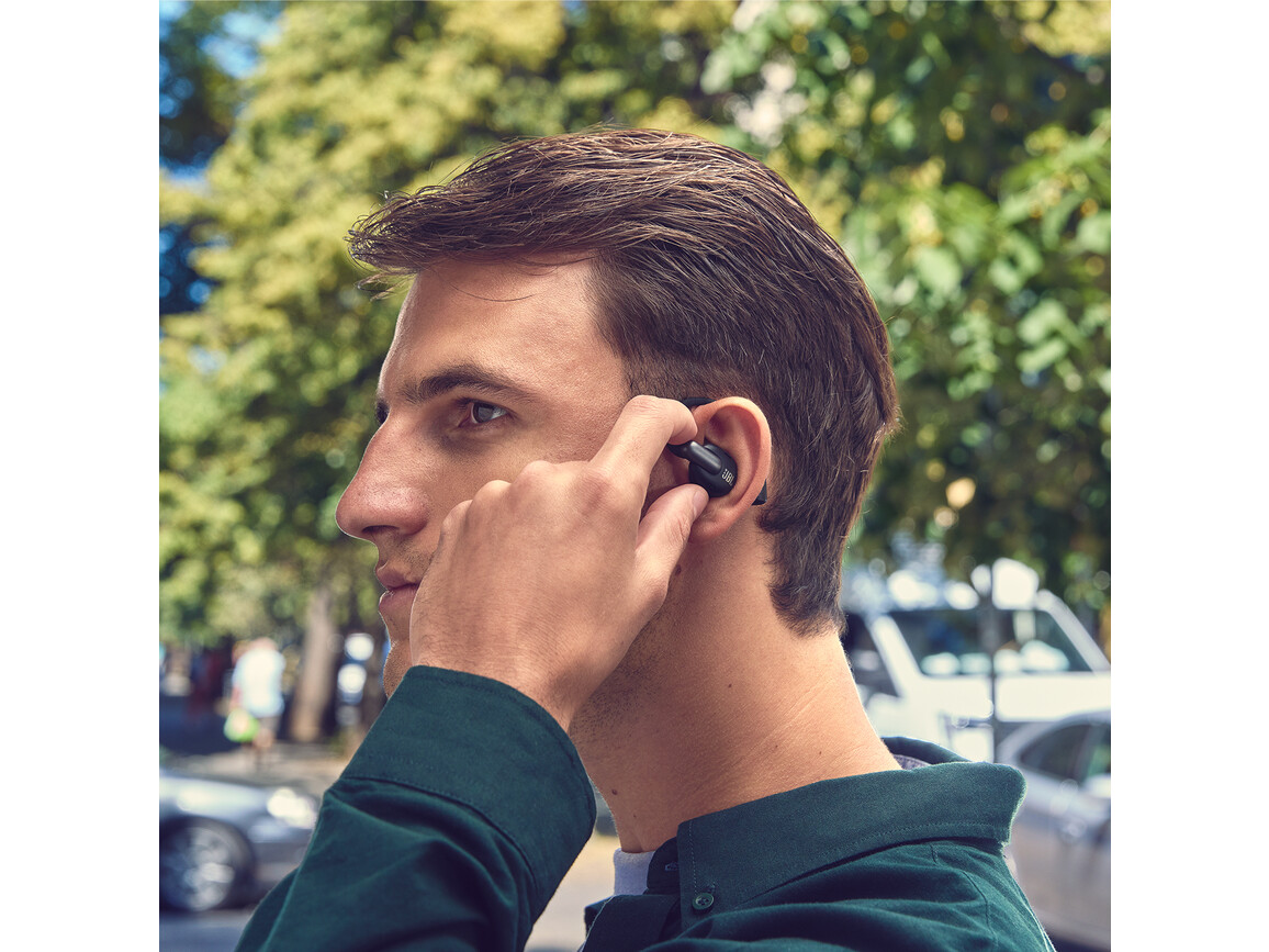 JBL Sense Pro, kabelloser Open-Ear-Kopfhörer, schwarz
