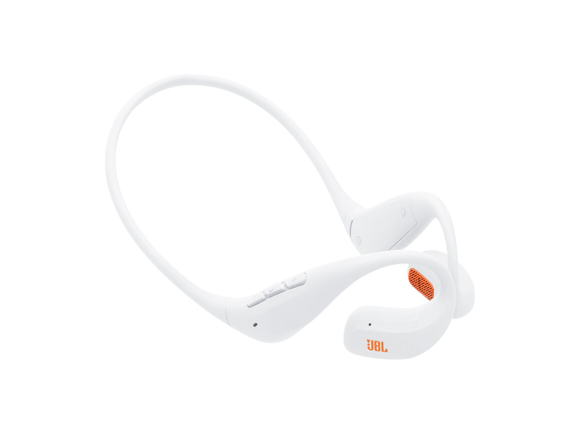 JBL Endurance Pace, Open-Ear-Sport-Kopfhörer, weiss