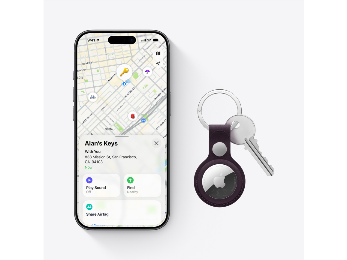 Apple AirTag, 4er-Pack