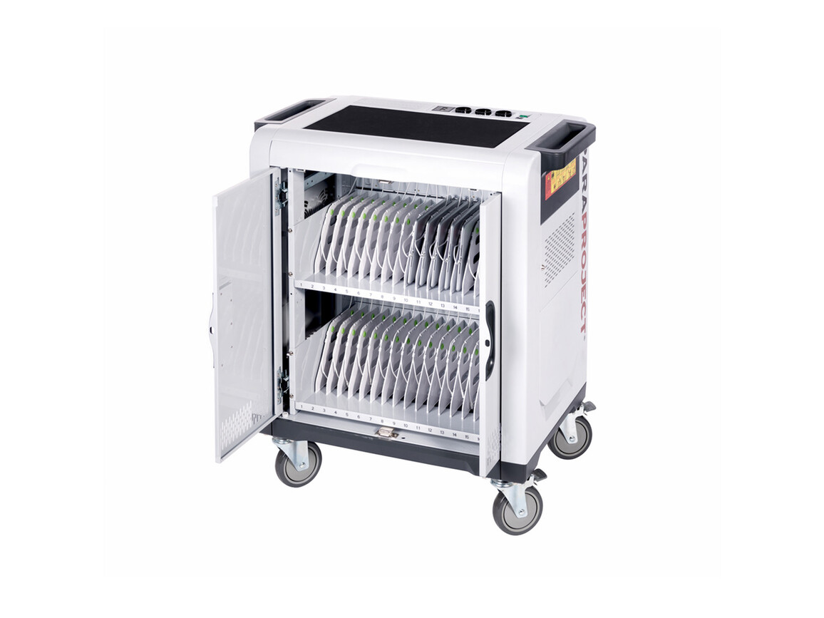 PARAT Trolley i32 PRO,Charge&amp;Sync mit USB-C Kabel