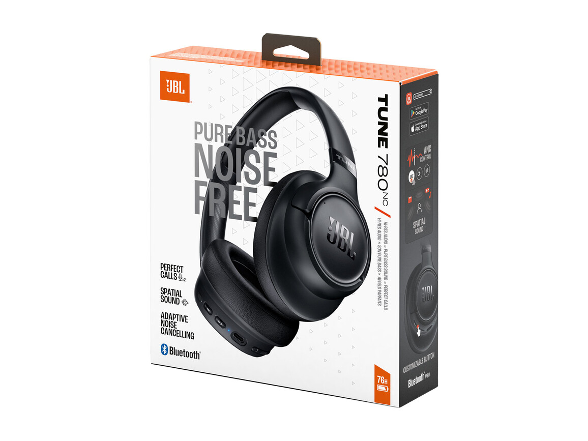 JBL Tune 780NCBT, Over-Ear Kopfhörer, schwarz JBL Tune 780NCBT, Over-Ear Kopfhörer, schwarz