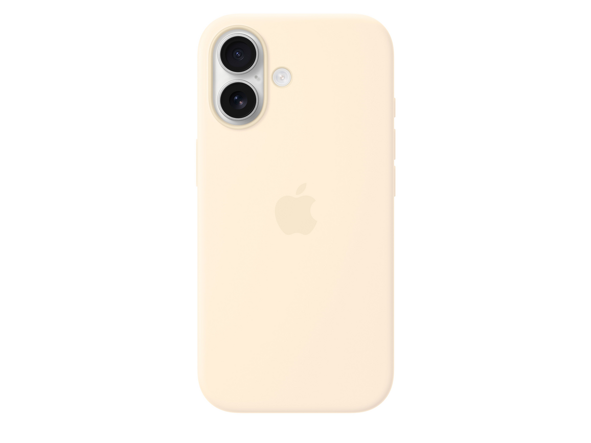 iPhone 17 Silicone Case mit MagSafe, Vanille