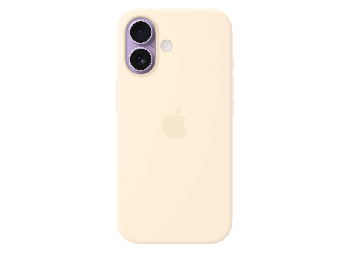iPhone 17 Silicone Case mit MagSafe, Vanille