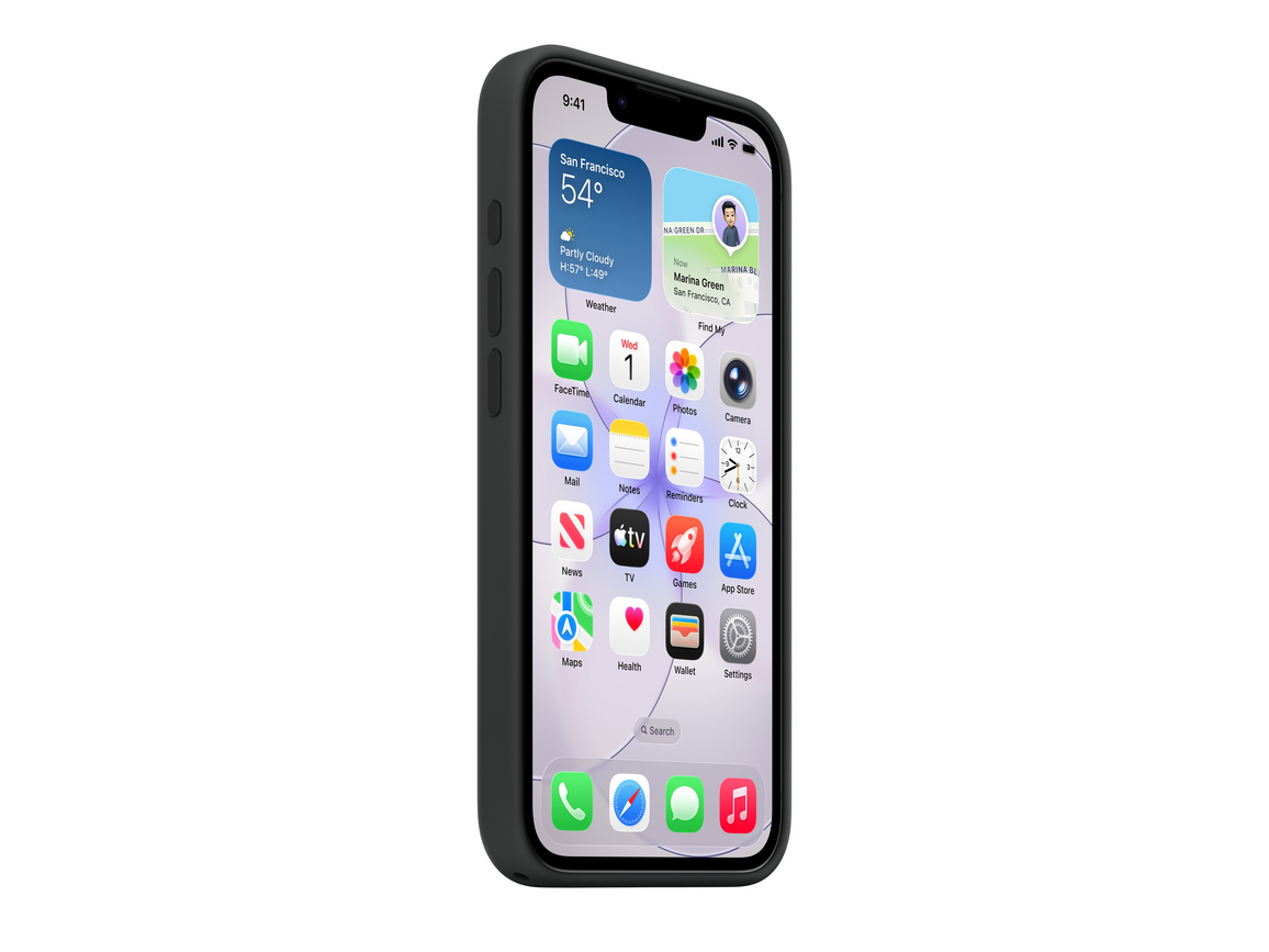 iPhone 17e Silicone Case mit MagSafe, Schwarz