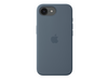 iPhone 17e Silicone Case mit MagSafe, Ankerblau