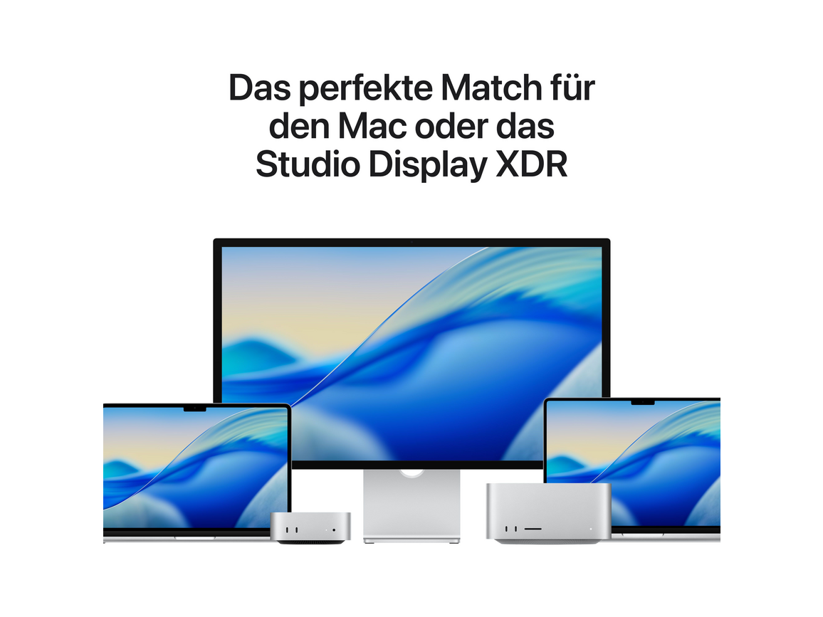Studio Display, Standardglas, VESA Mount Adapter (Standfuß nicht enthalten)