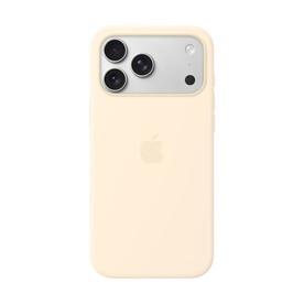 iPhone 17 Pro Max Silicone Case mit MagSafe, Vanille