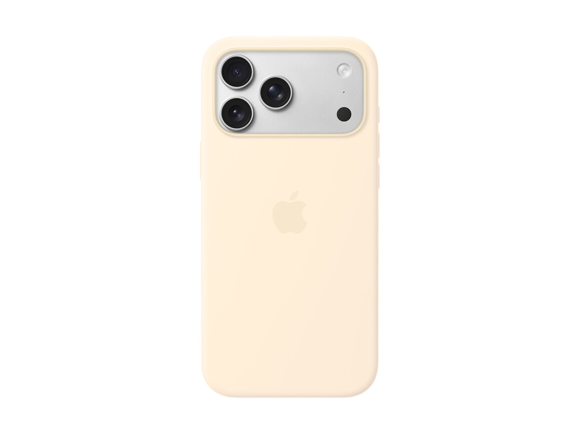 iPhone 17 Pro Max Silicone Case mit MagSafe, Vanille