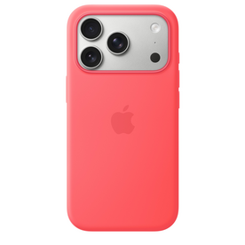 iPhone 17 Pro Silicone Case mit MagSafe, Helle Guave