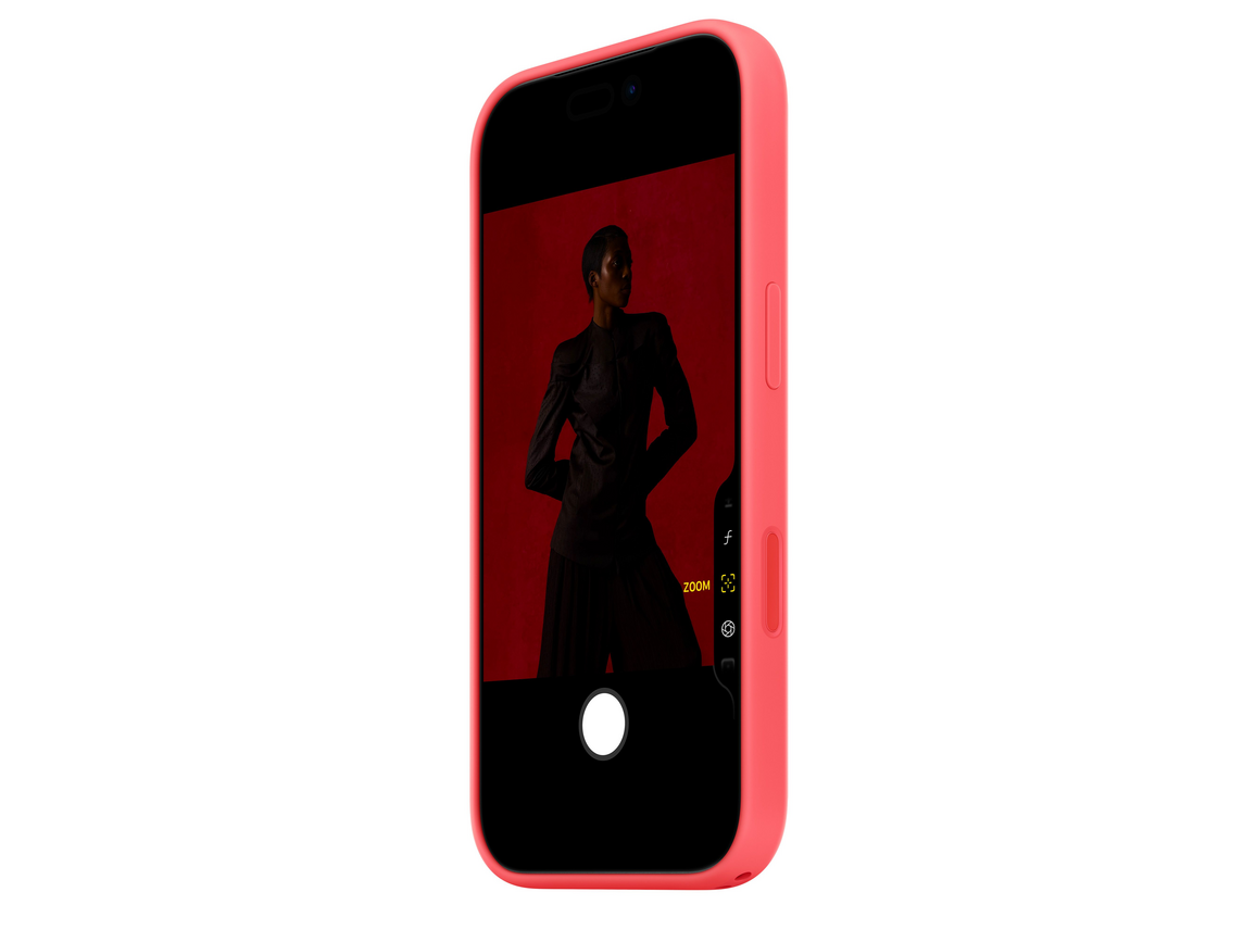 iPhone 17 Pro Silicone Case mit MagSafe, Helle Guave