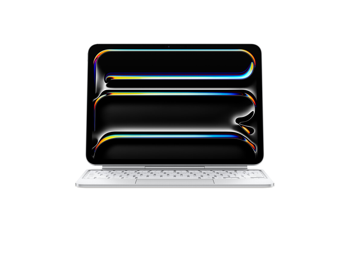 Magic Keyboard für 11" iPad Pro (M4) - Englisch (International) - Weiß