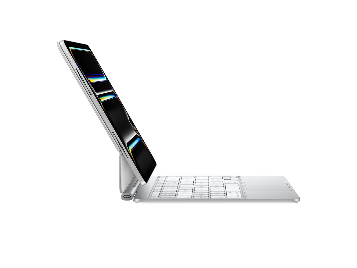 Magic Keyboard für 11" iPad Pro (M4) - Englisch (International) - Weiß