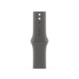 40 mm Sportarmband Steingrau – S/M