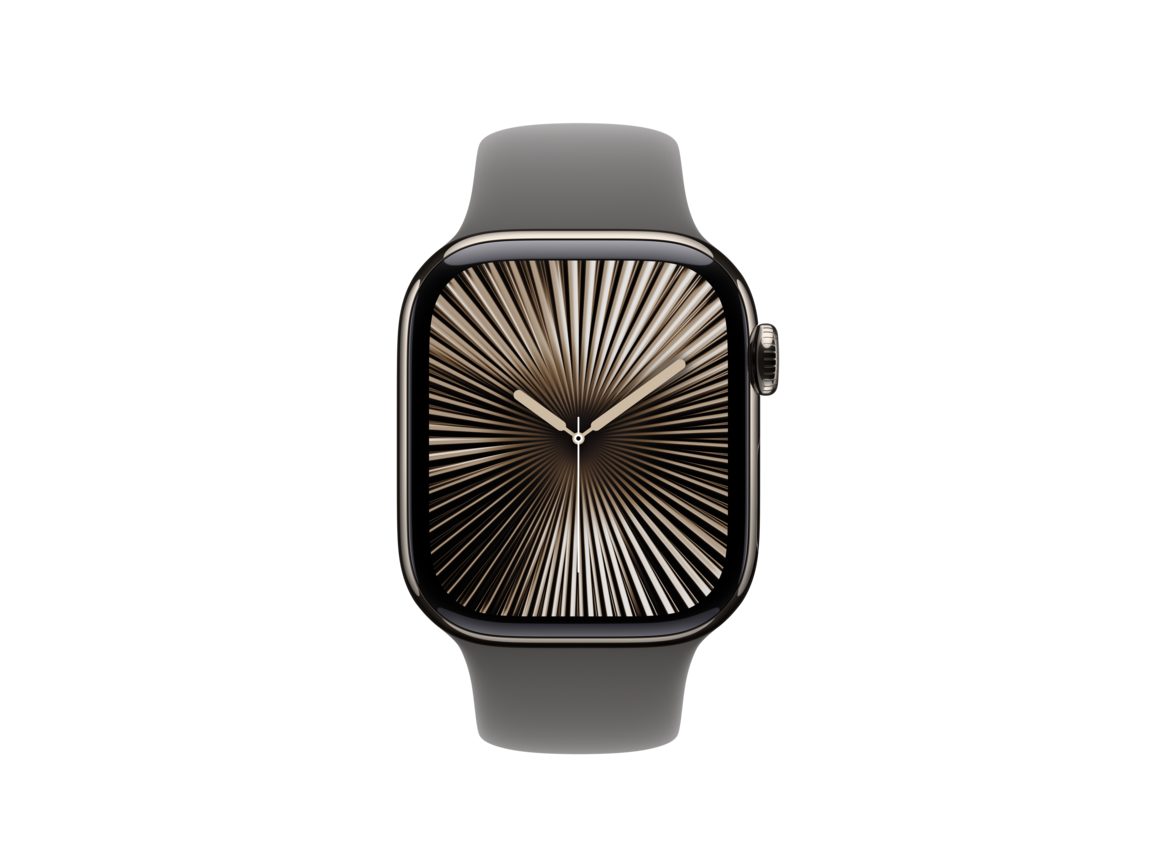 42 mm Sportarmband Steingrau – M/L