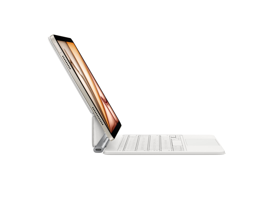 Magic Keyboard das für 11" iPad Air (M3) – Deutsch – Weiß