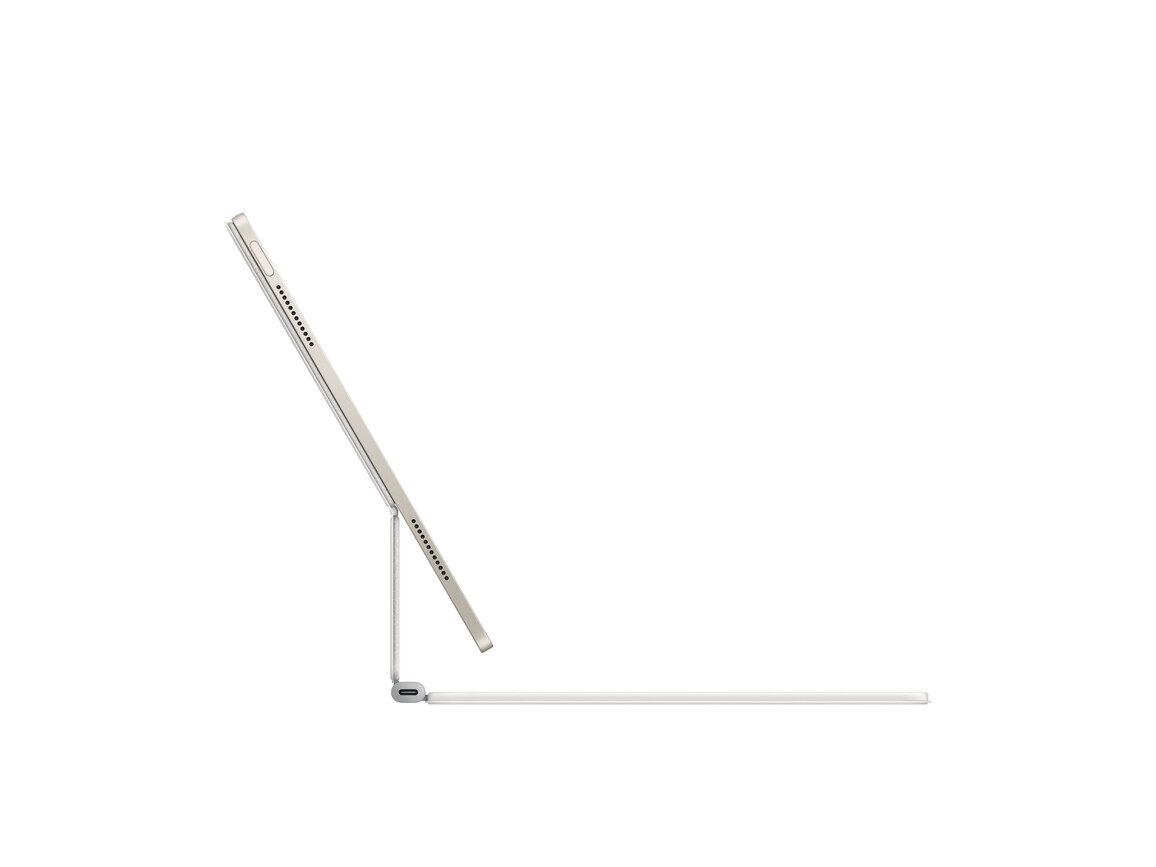 Magic Keyboard für das 13" iPad Air (M3) – Deutsch – Weiß