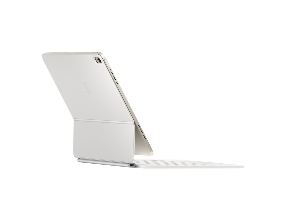 Magic Keyboard für das 13" iPad Air (M3) – Deutsch – Weiß