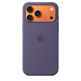 iPhone 17 Pro Max Silikon Case mit MagSafe - Nebelviolett