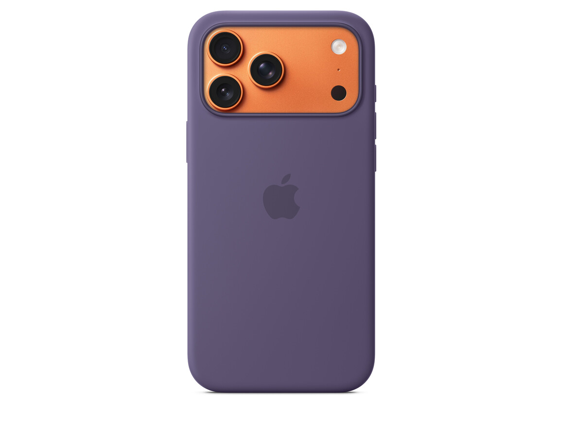 iPhone 17 Pro Max Silikon Case mit MagSafe - Nebelviolett