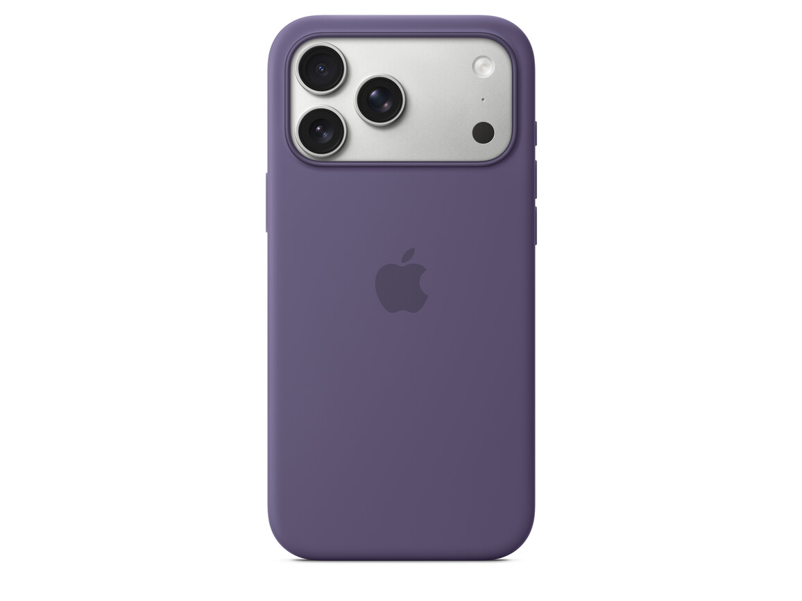 iPhone 17 Pro Max Silikon Case mit MagSafe - Nebelviolett