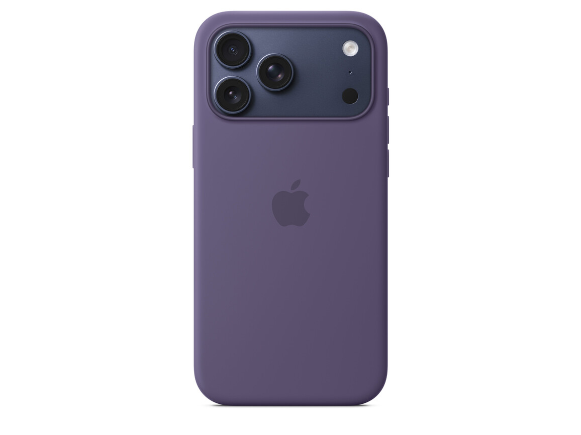 iPhone 17 Pro Max Silikon Case mit MagSafe - Nebelviolett