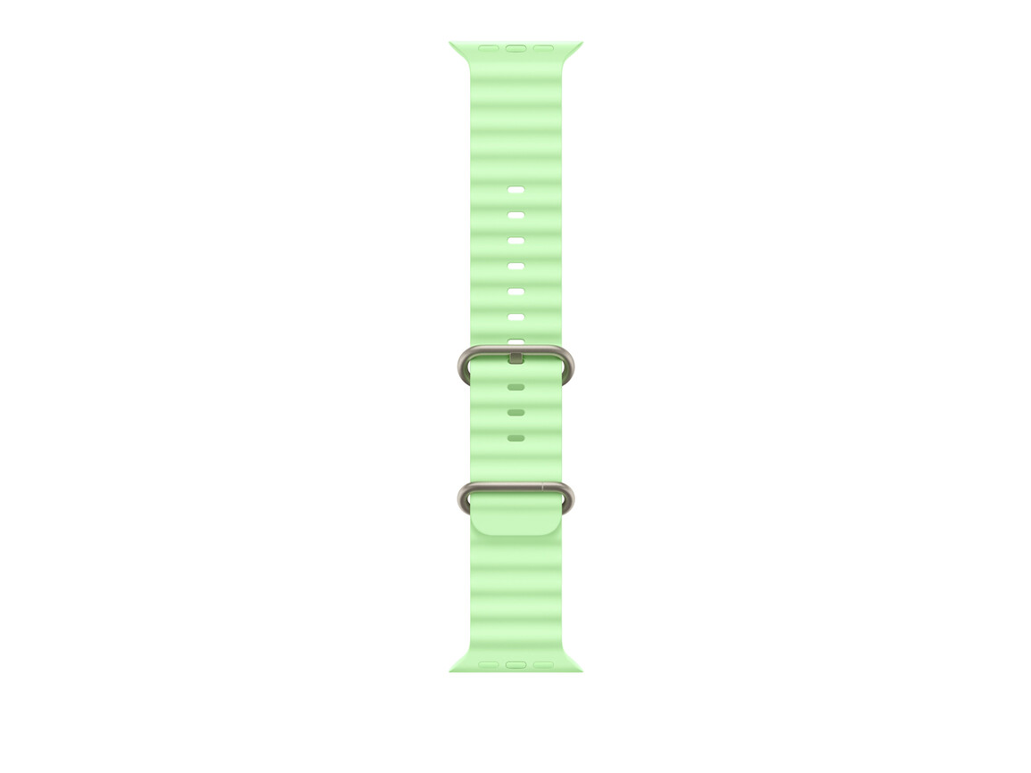 49 mm Ocean Armband Neongrün - Titan Natur