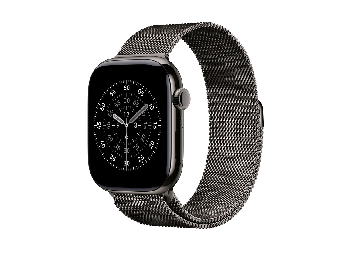 46 mm Milanaise Armband Schiefer – S/M