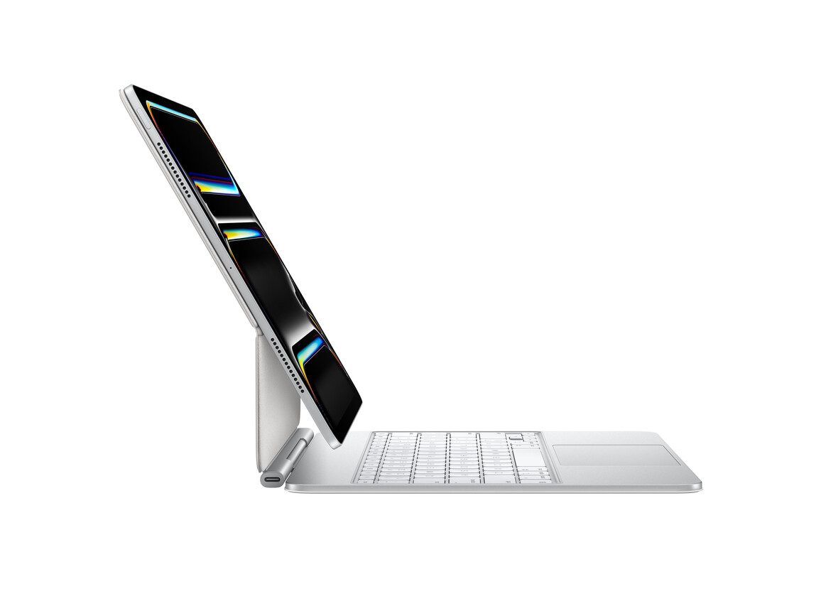 Magic Keyboard für 13" iPad Pro (M4) - Englisch (International) - Weiß