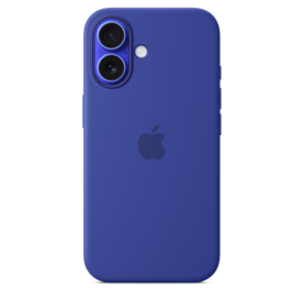 iPhone 16 Silikon Case mit MagSafe – Ultramarin