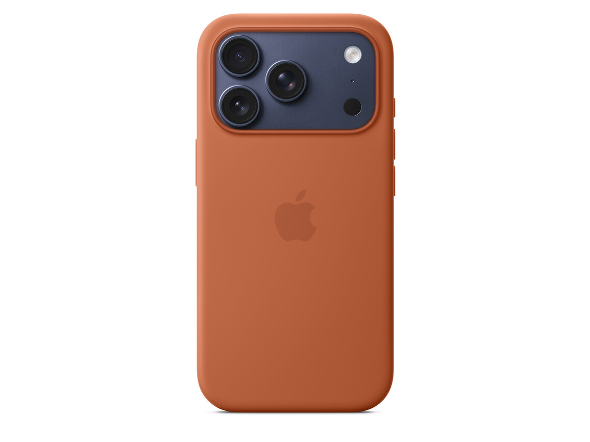 iPhone 17 Pro Silikon Case mit MagSafe - Terracotta